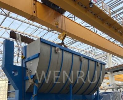 鋼絲繩電動(dòng)葫蘆和手拉葫蘆共同完成圓盤過濾機(jī)翻轉(zhuǎn)吊裝任務(wù)